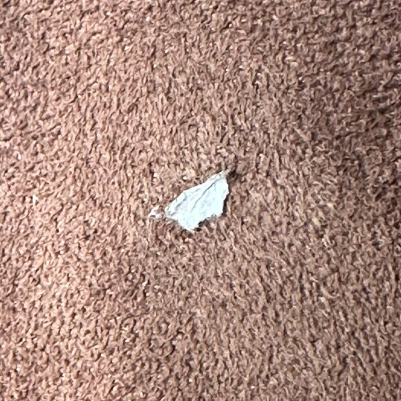 Womens Western Coat Ranch Boho Faux Sheepskin Faux Fur Lined Hooded Caramel M - Picture 15 of 16